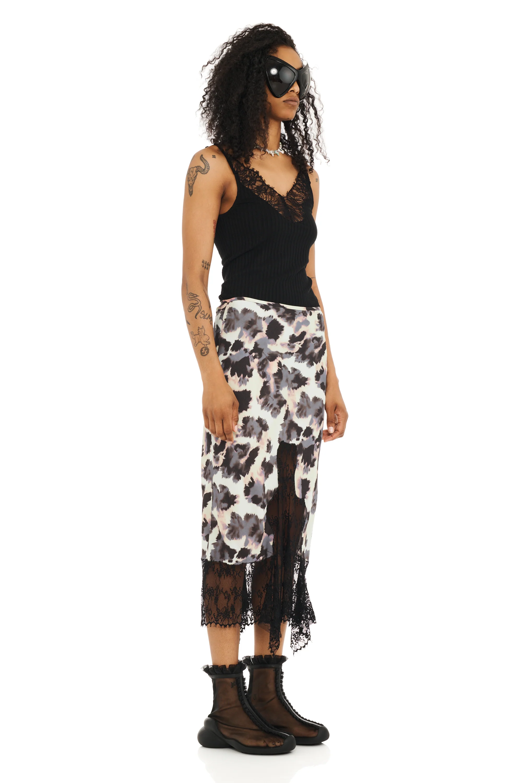 SNOW LEOPARD HISS SKIRT - Image 3