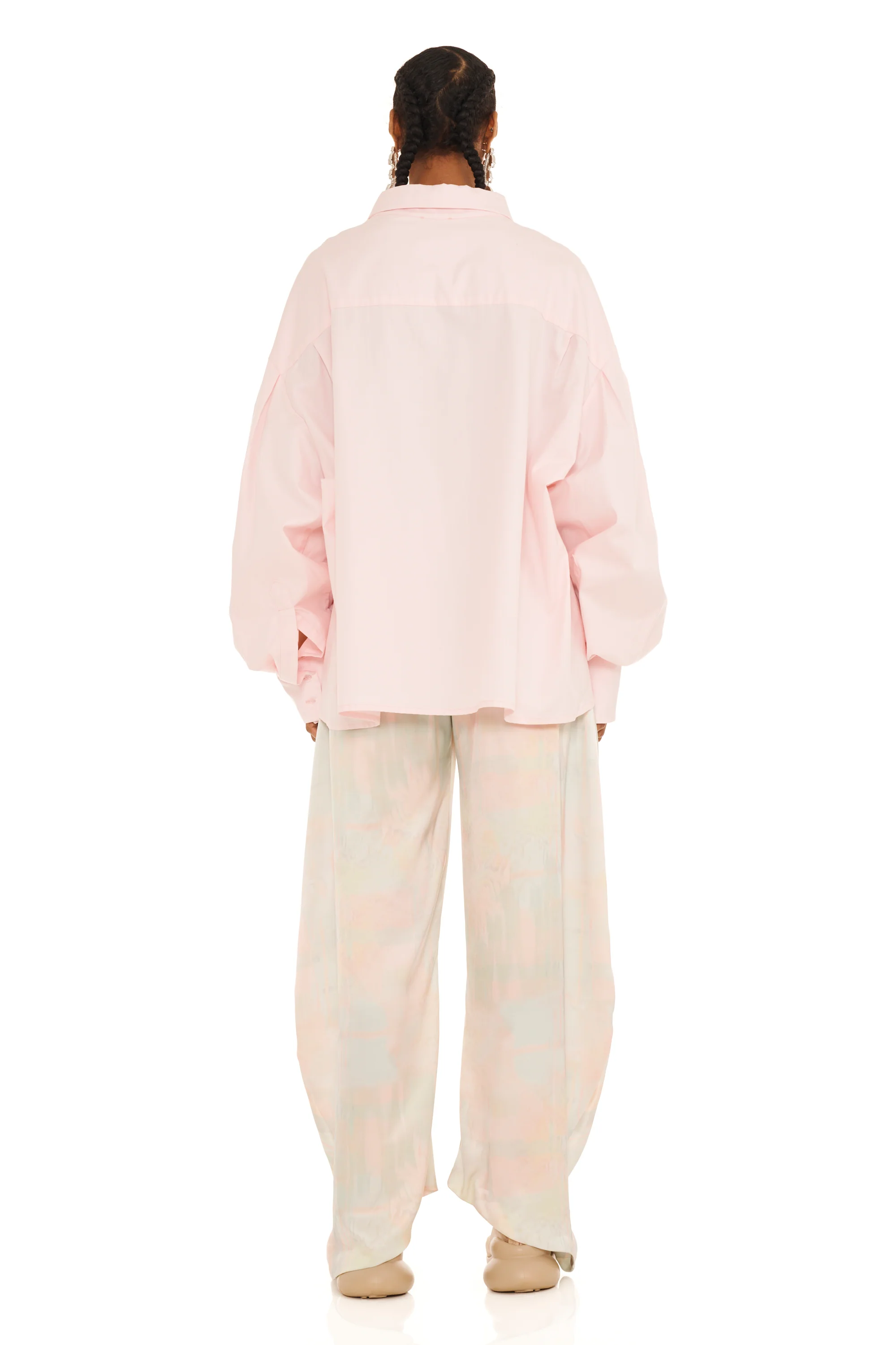 SOFT PINK CHASON BUTTON UP - Image 4