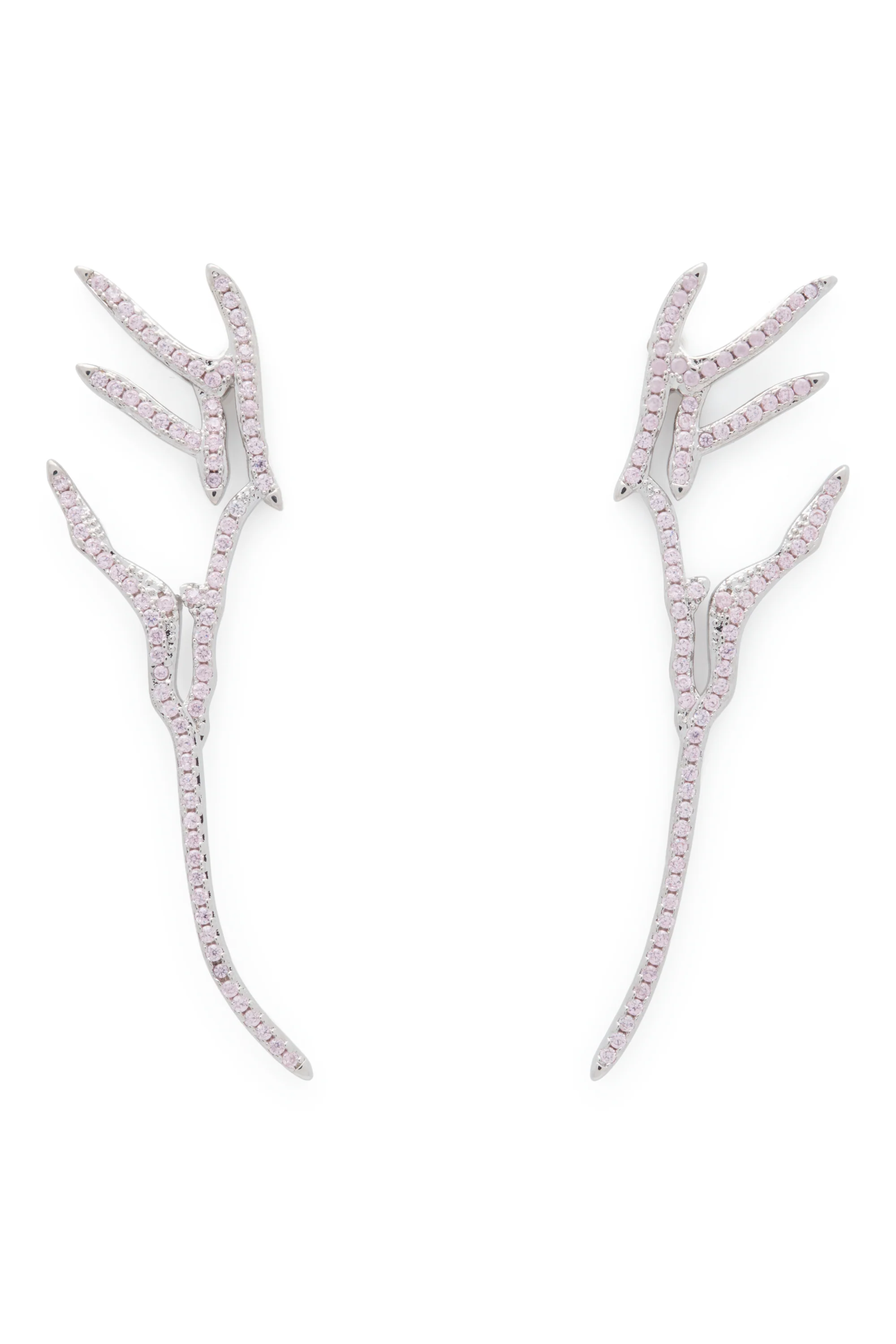 SOFT PINK WING EARRINGS