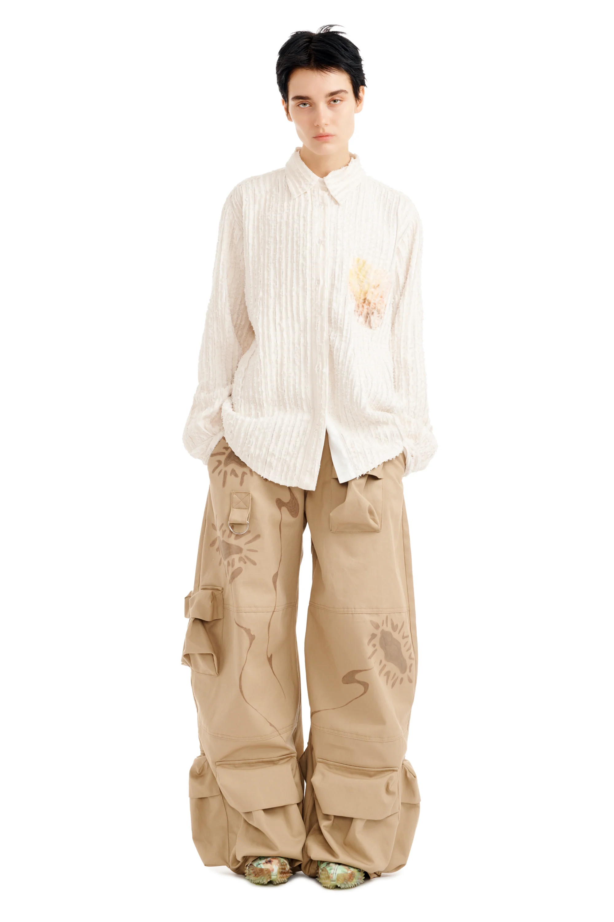 FLOWER DRIP CONVENTION BUTTON UP - Image 8