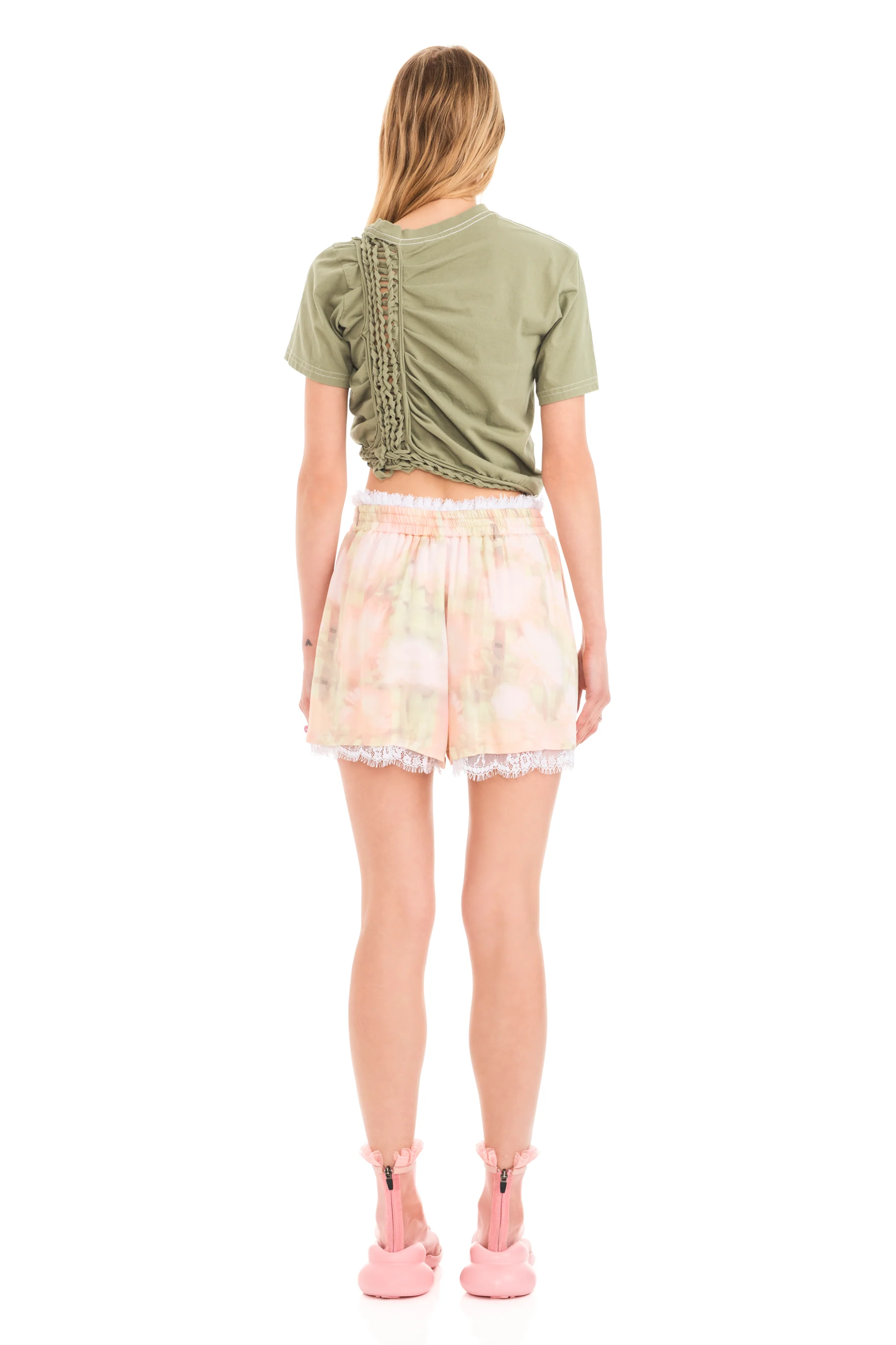 WASHED DAISY PLAID MINI BOXER - Image 5