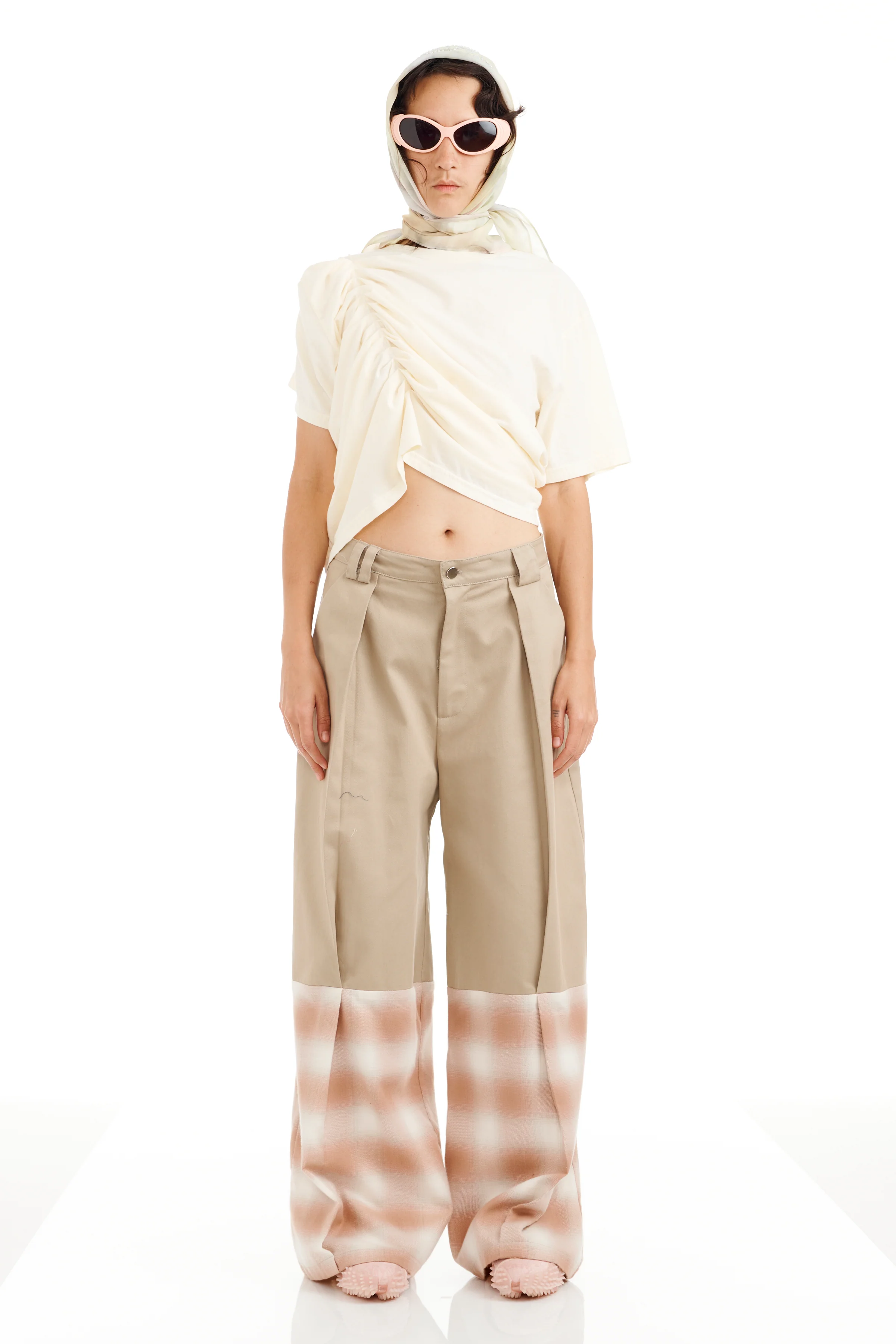 WASHED OCEAN FLOWERS PRINCESS FOULARD - Image 10