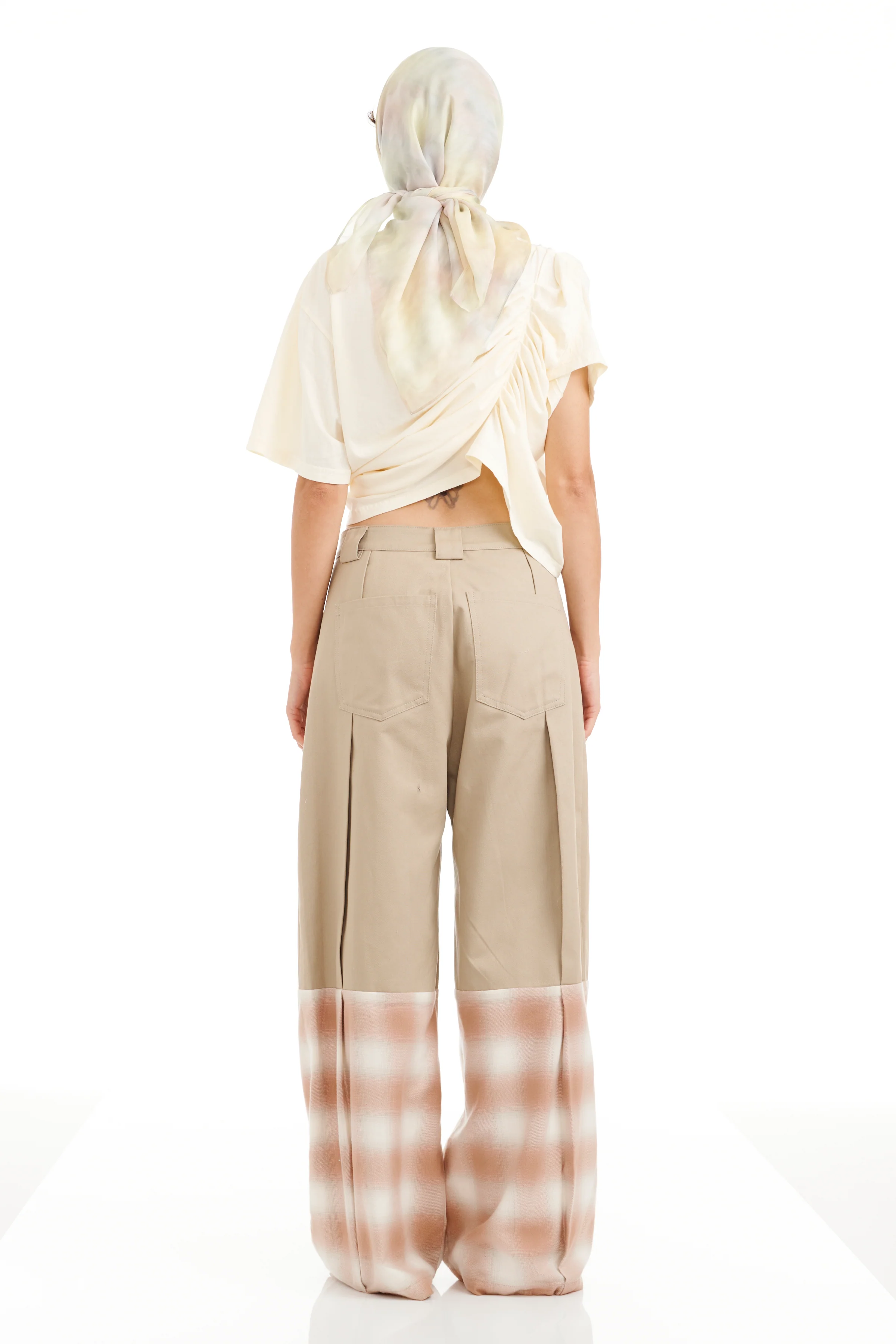 WASHED OCEAN FLOWERS PRINCESS FOULARD - Image 11