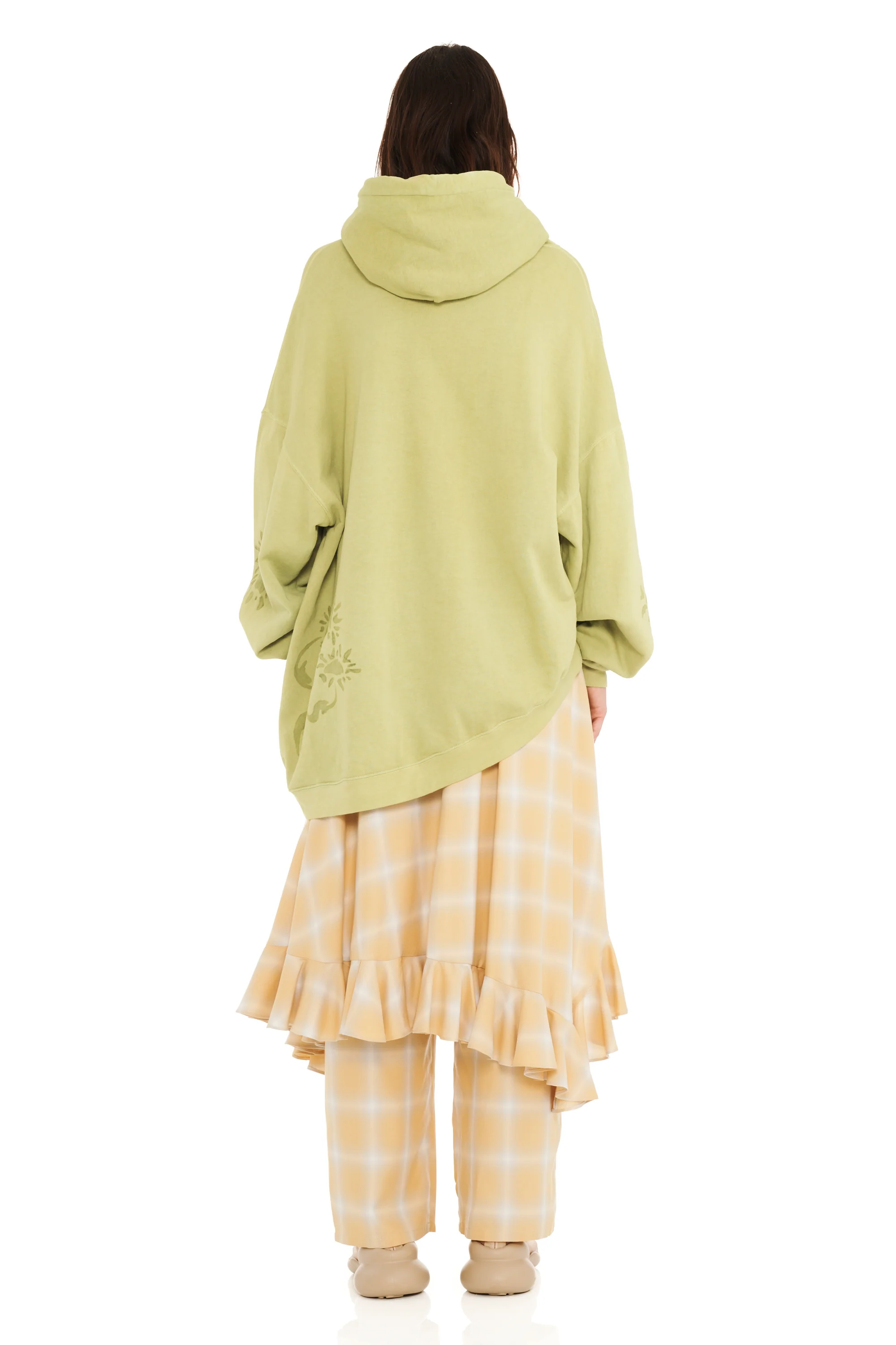 OLIVE DAISY WAVE HEM HOODIE - Image 5