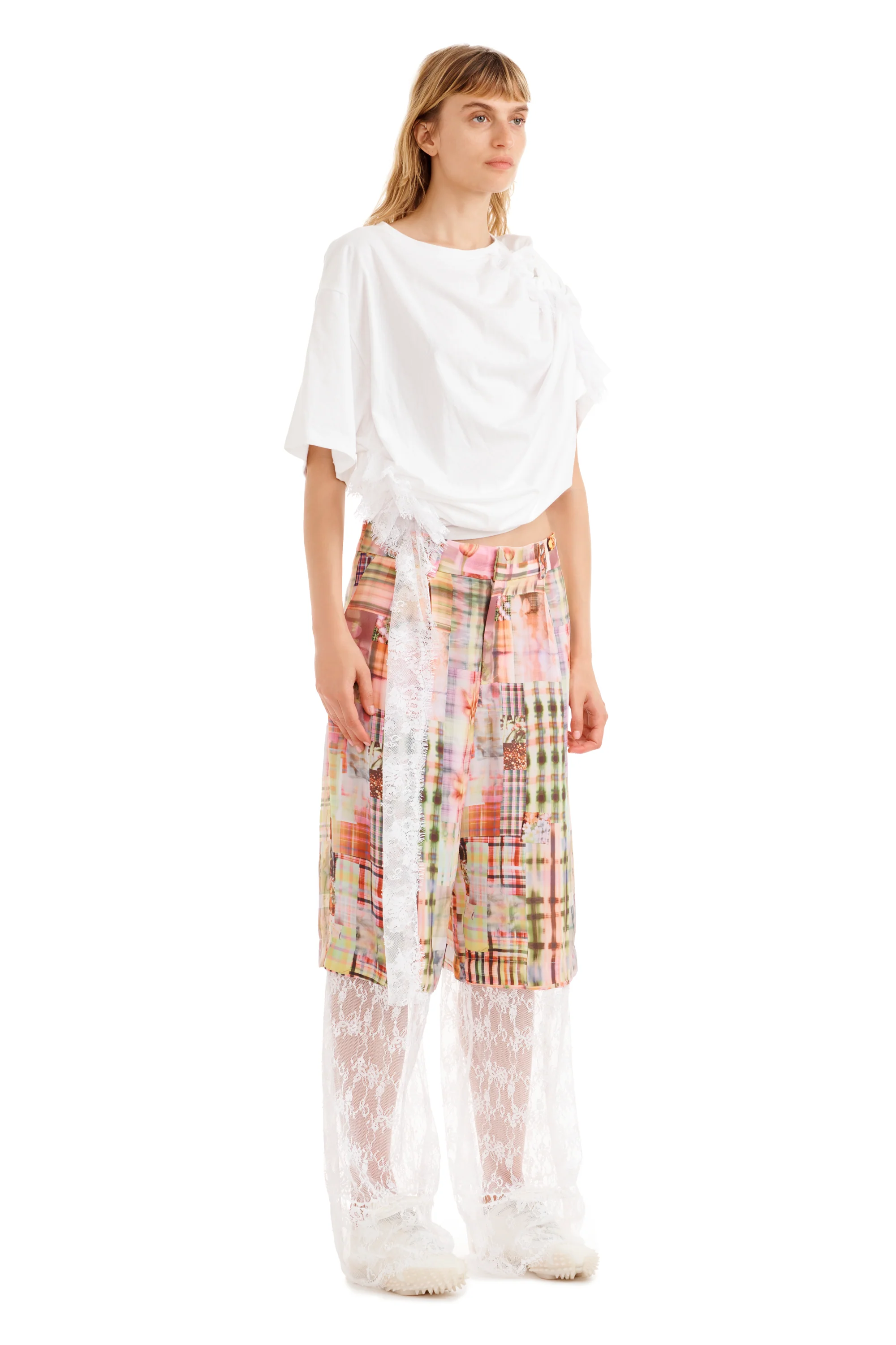 WHITE LACE EVA TEE - Image 7